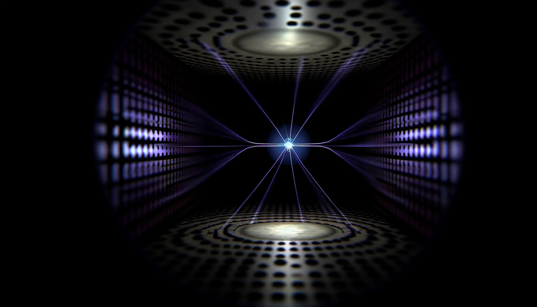Aetheric Sciences — Single Particle Held in Electromagnetic Confinement